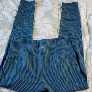 Senita High Waist Micro stripe leggings